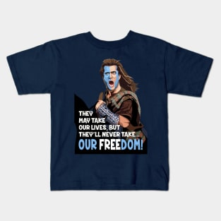 WILLIAM WALLACE Freedom Kids T-Shirt